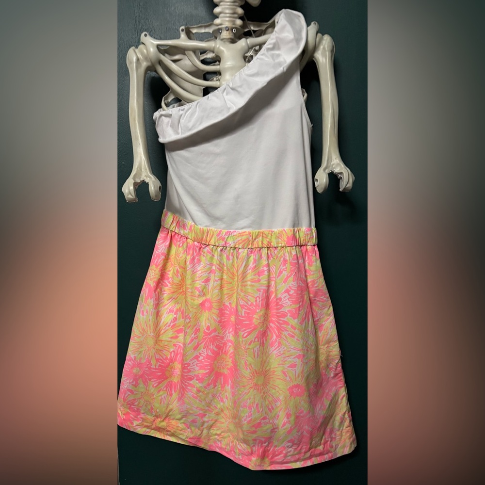 Lilly Pulitzer One Shoulder Dress w/ Pockets